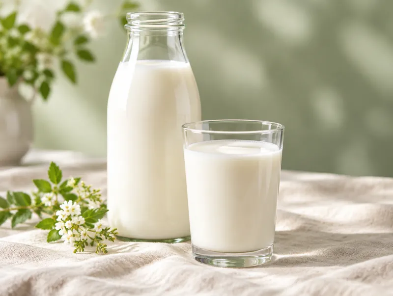 A bottle of milk